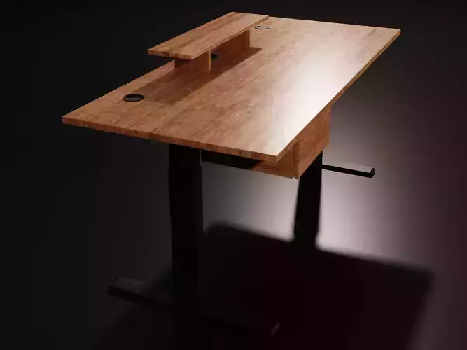 Adjustable Standing Desk - WOOD PBR