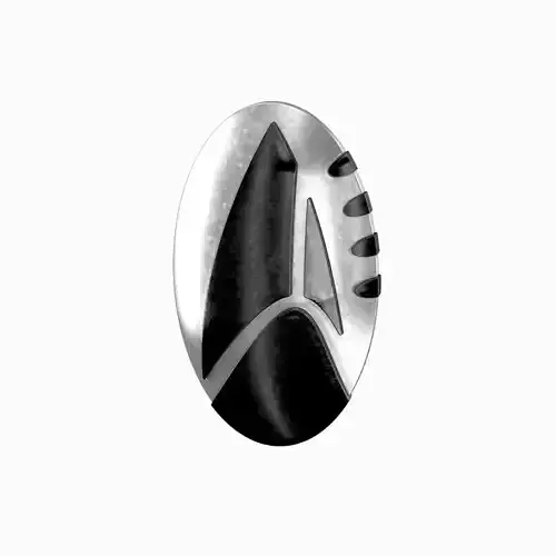 Star Trek Discovery Season 3 badge 3D model
