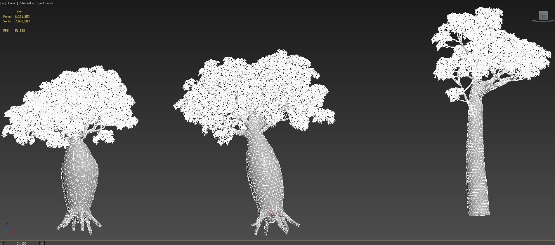 African plants - Include GrowFX and Mesh file 3D model_48