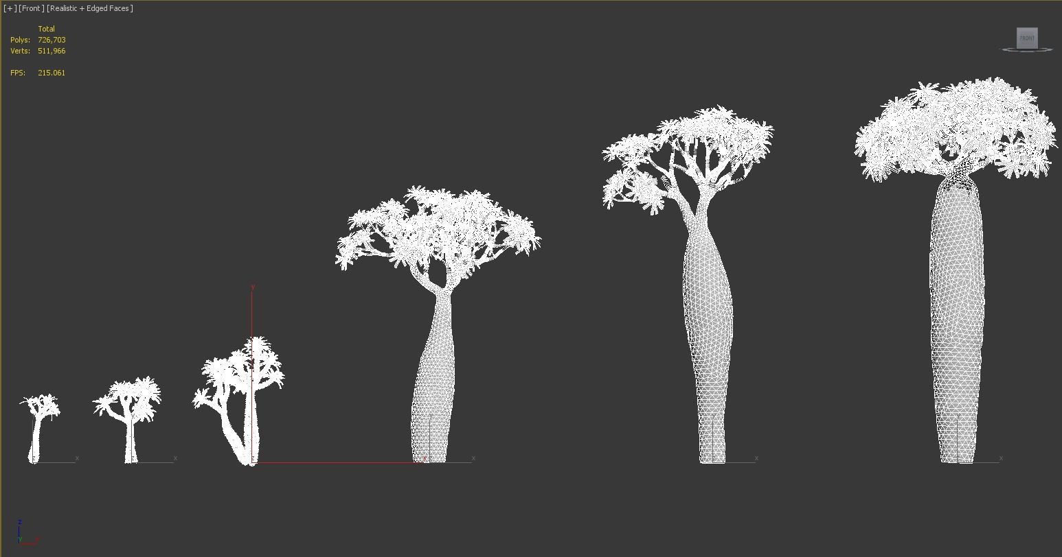 African plants - Include GrowFX and Mesh file 3D model_74
