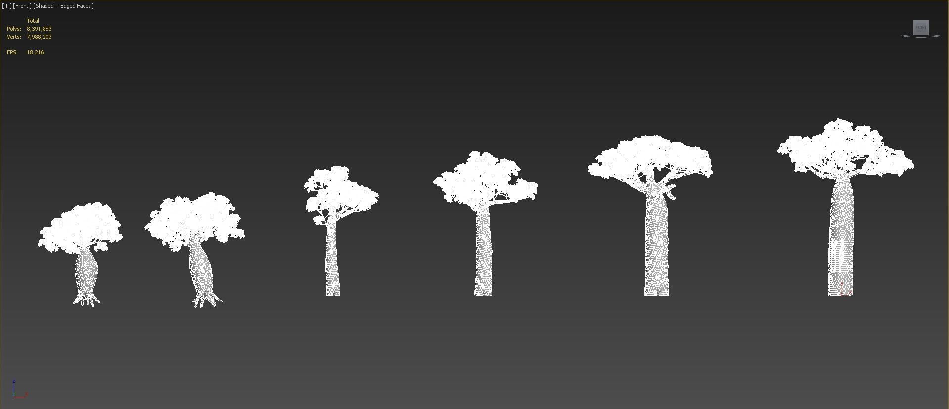 African plants - Include GrowFX and Mesh file 3D model_47