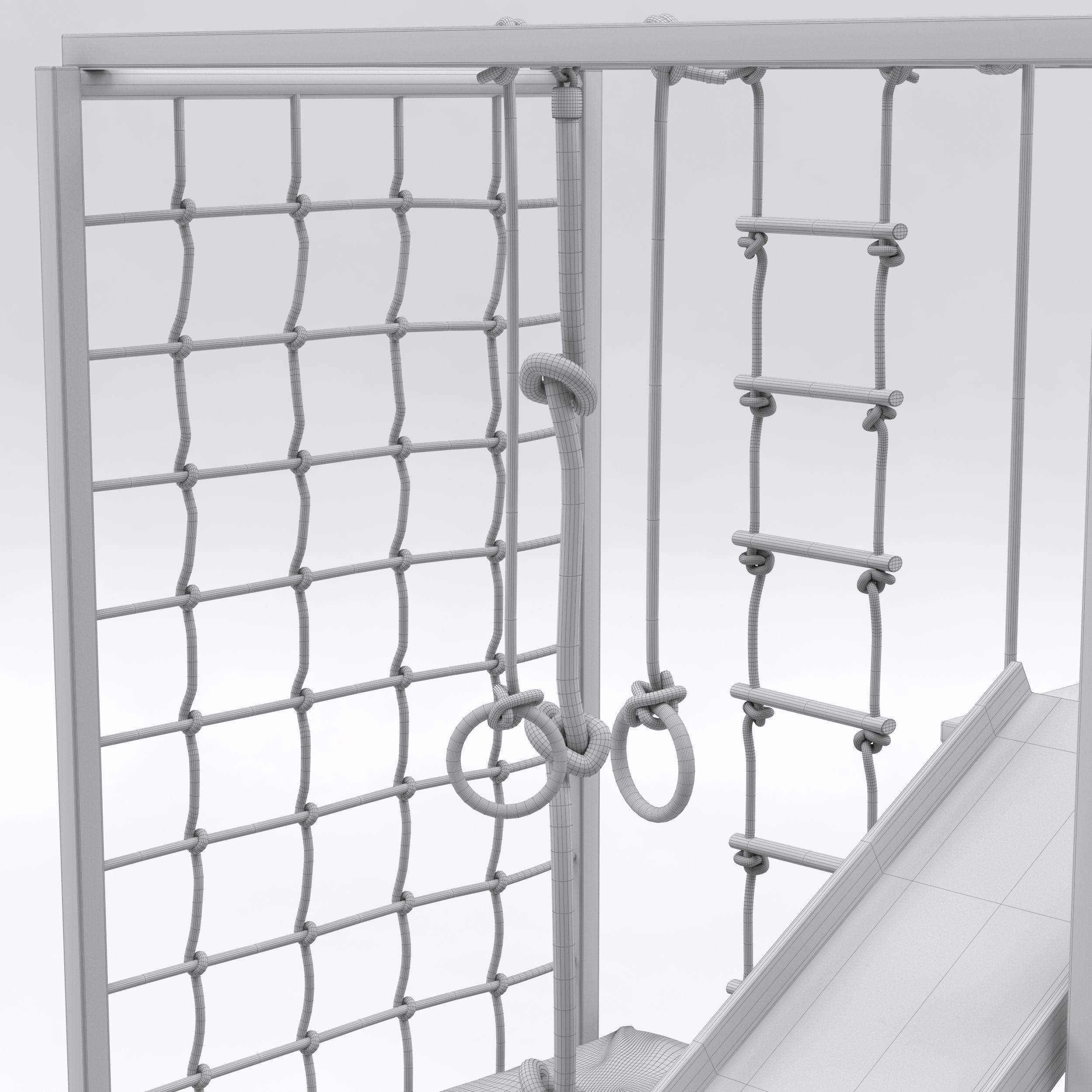 Child Swedish wall 3D model_20