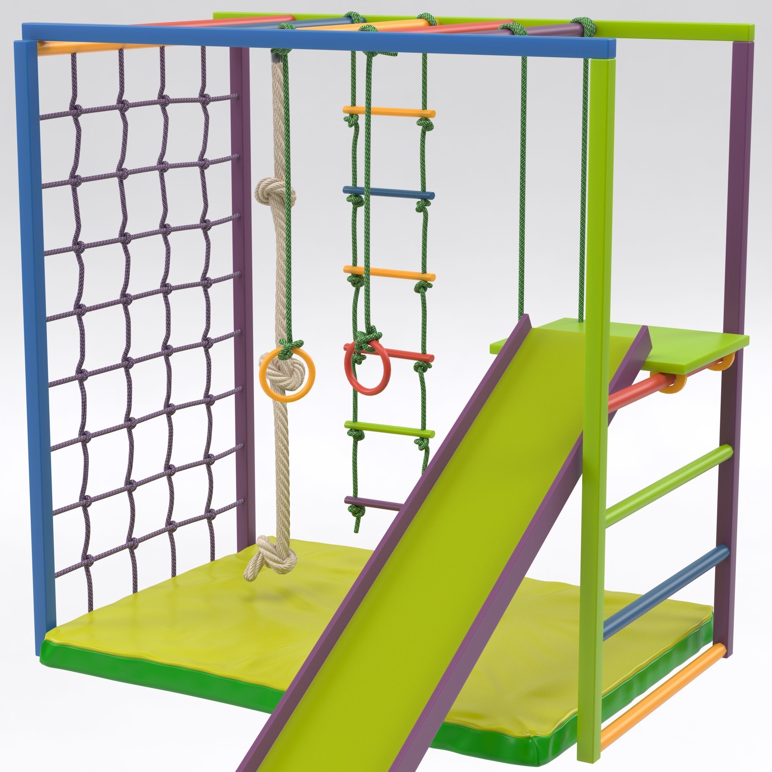 Child Swedish wall 3D model_13