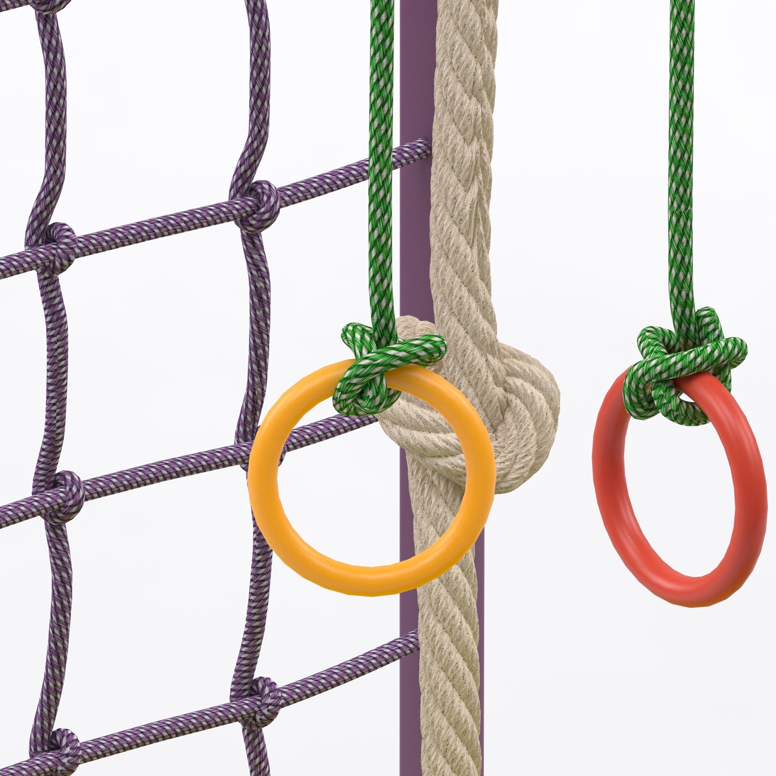 Child Swedish wall 3D model_15