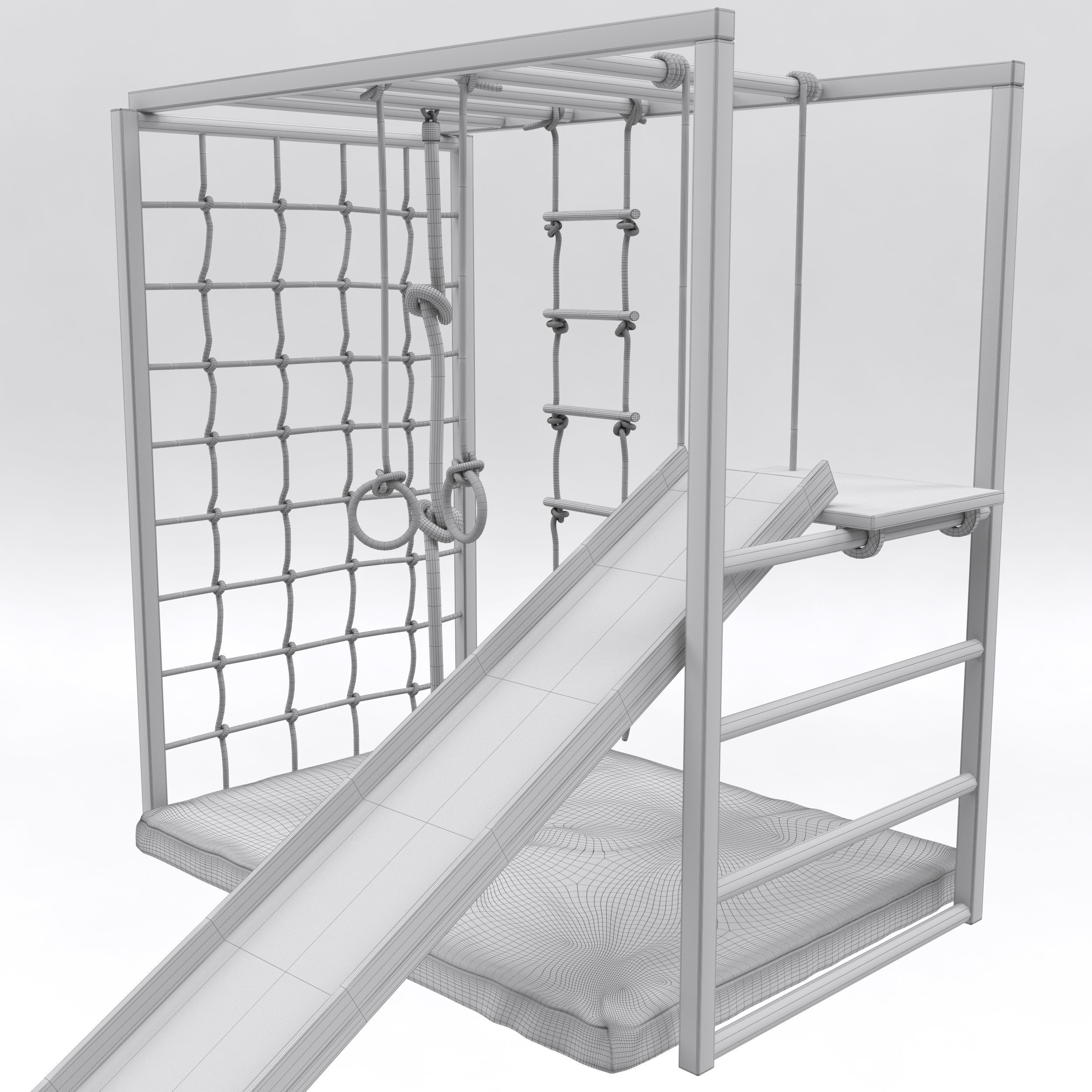 Child Swedish wall 3D model_19