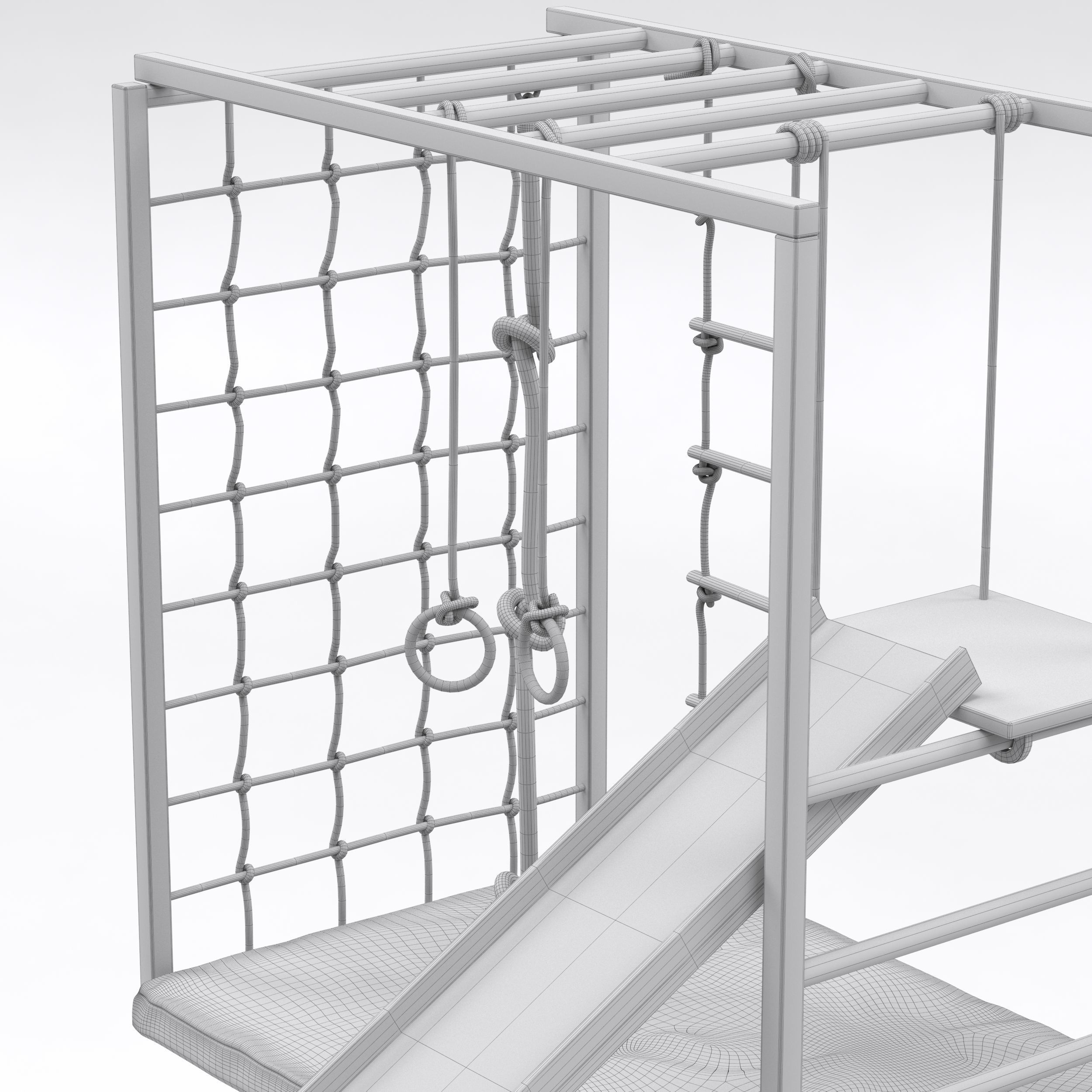 Child Swedish wall 3D model_26