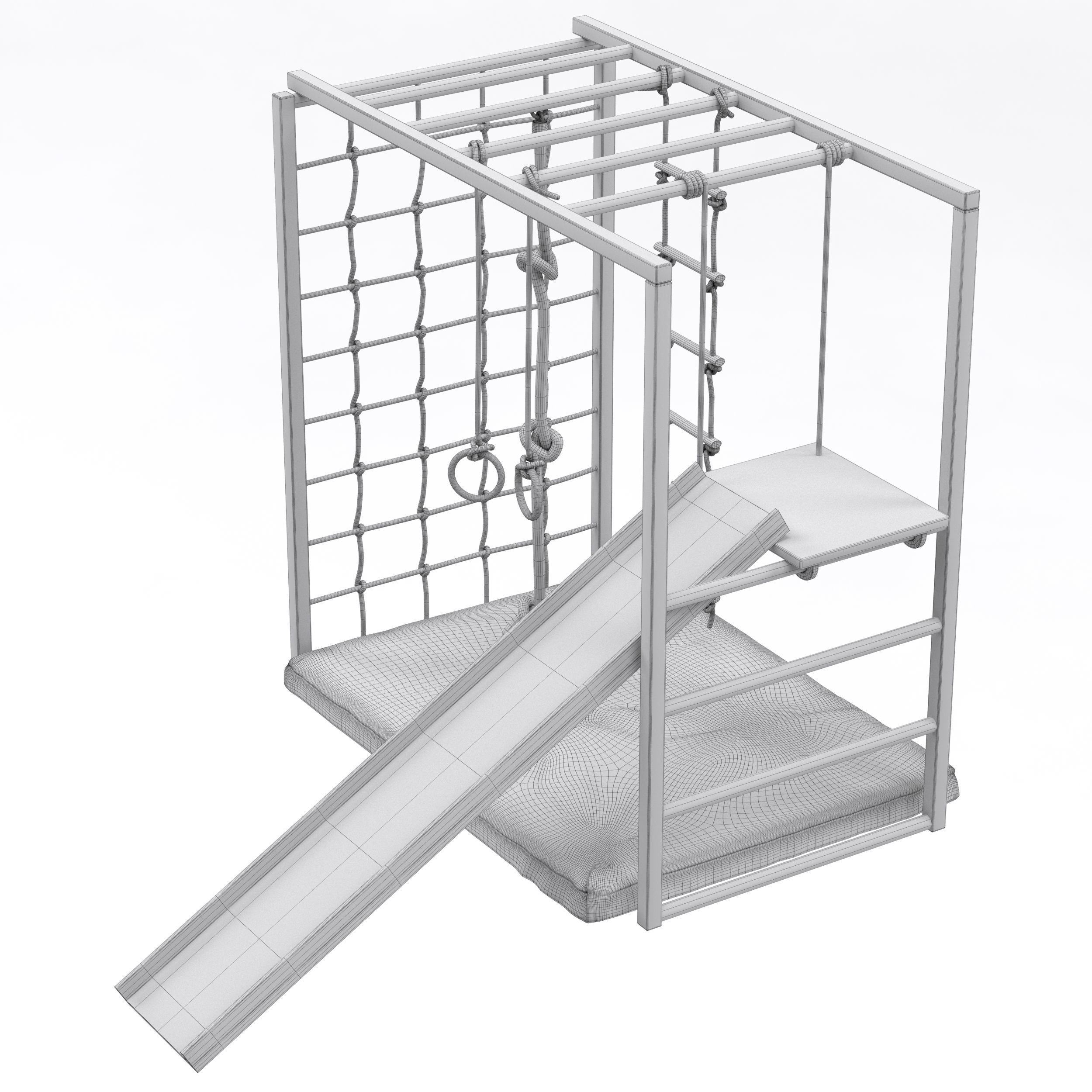 Child Swedish wall 3D model_21