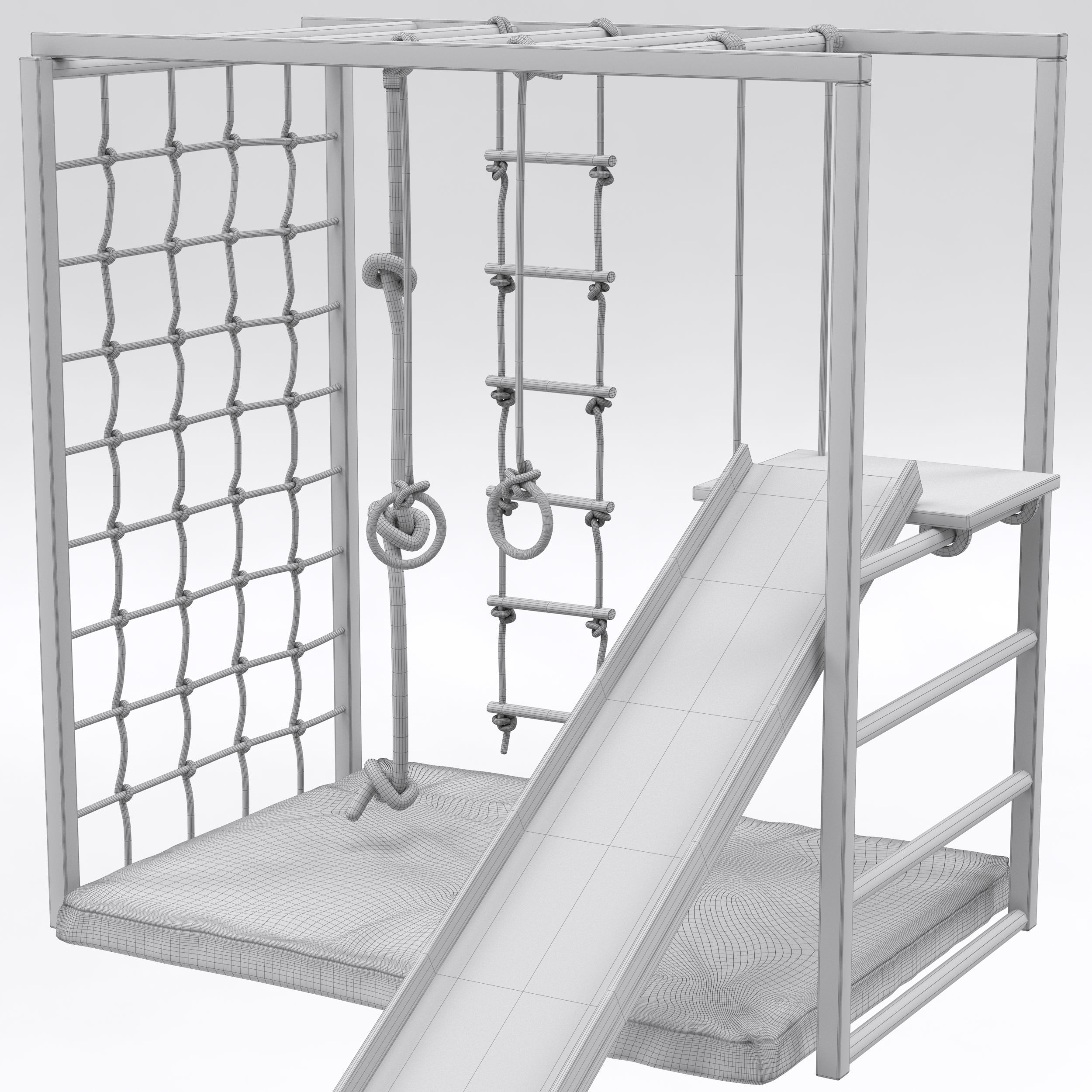 Child Swedish wall 3D model_25