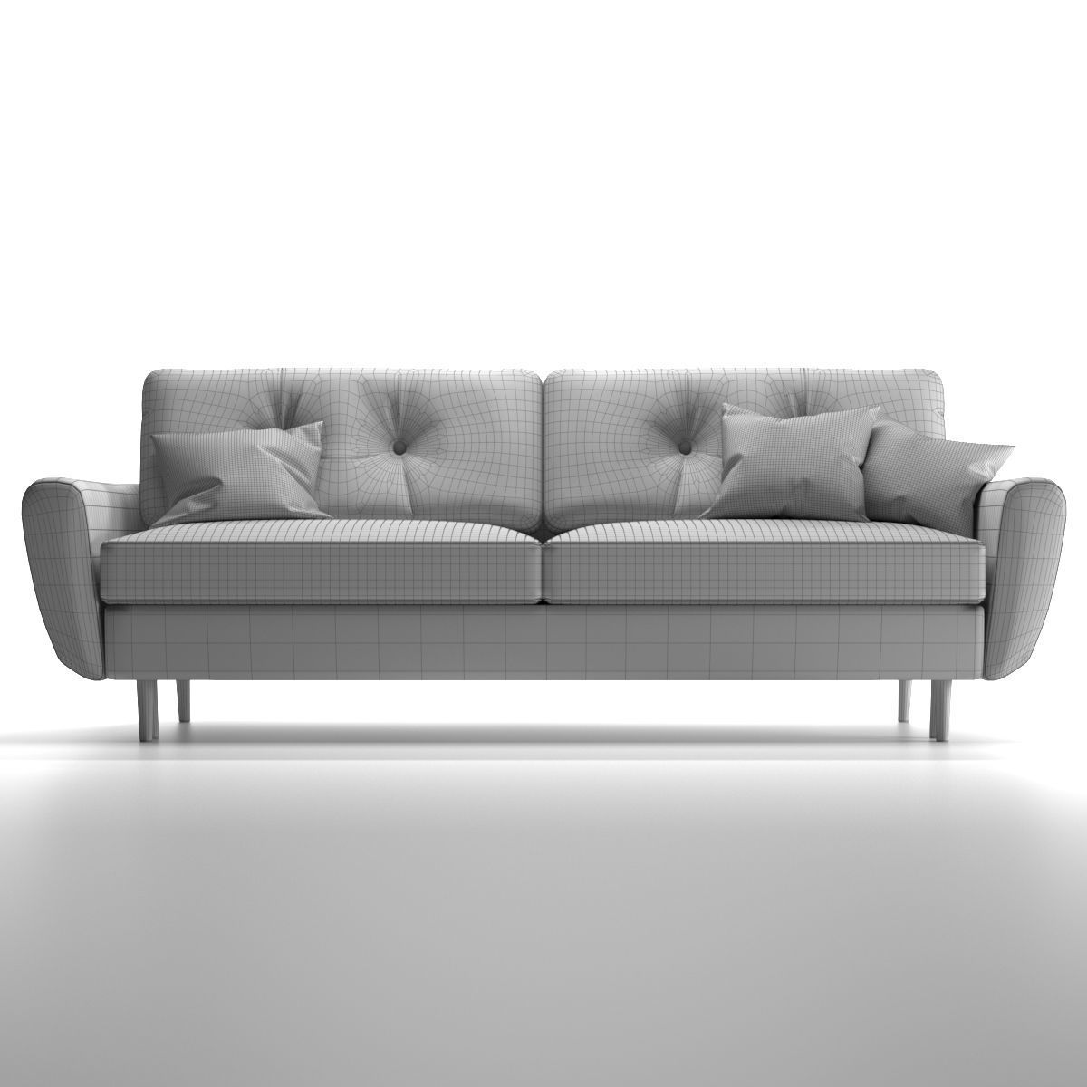 Sofa Harris 3D model 3D model_3