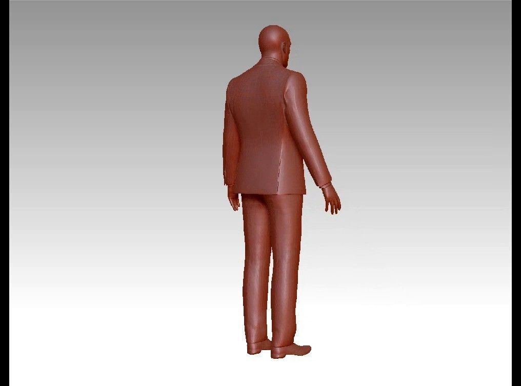 Agent hitman 3D print model_13