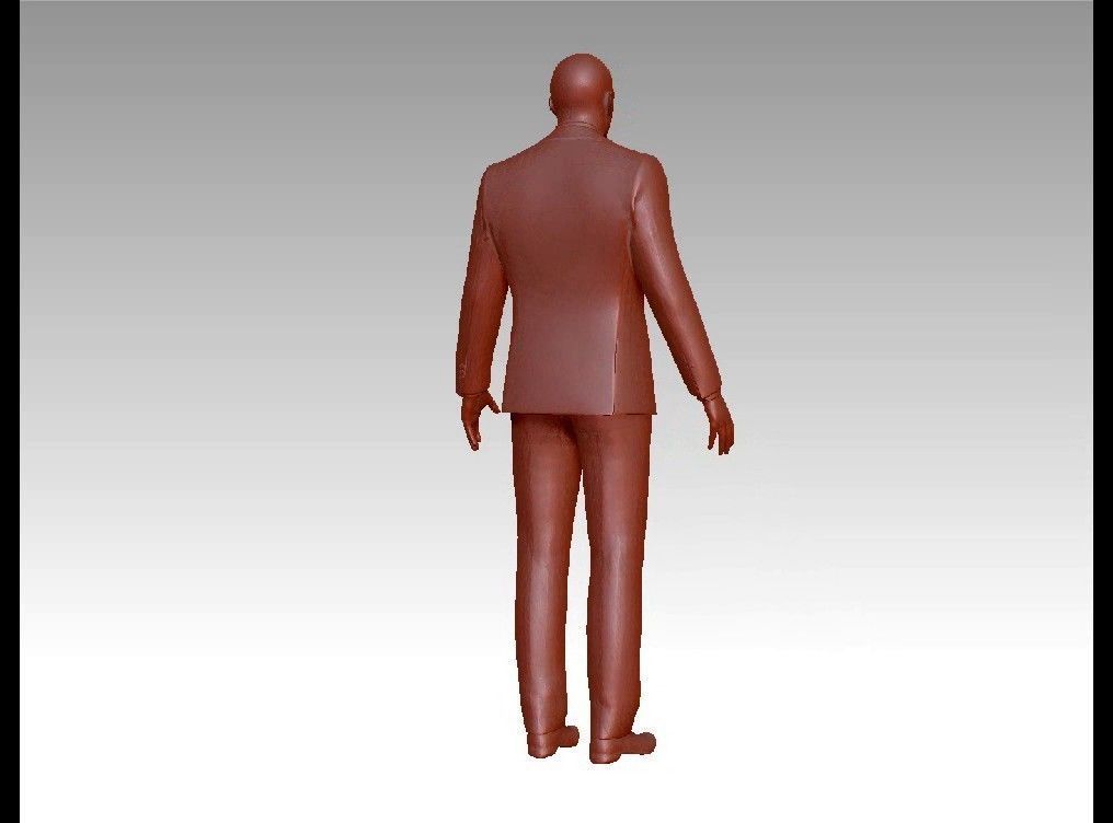 Agent hitman 3D print model_14