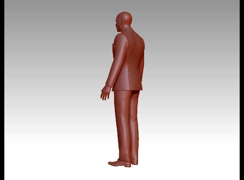 Agent hitman 3D print model_19