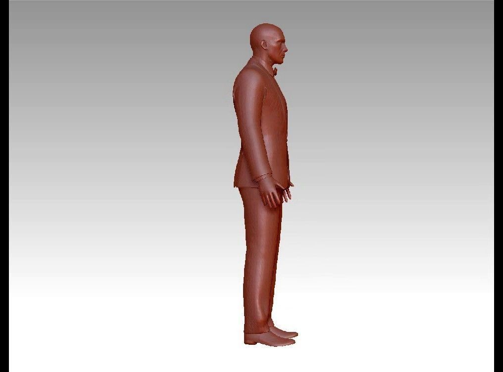 Agent hitman 3D print model_10