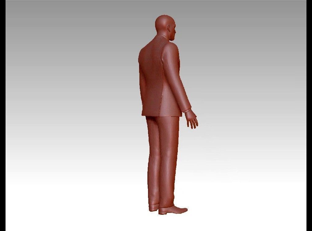 Agent hitman 3D print model_12