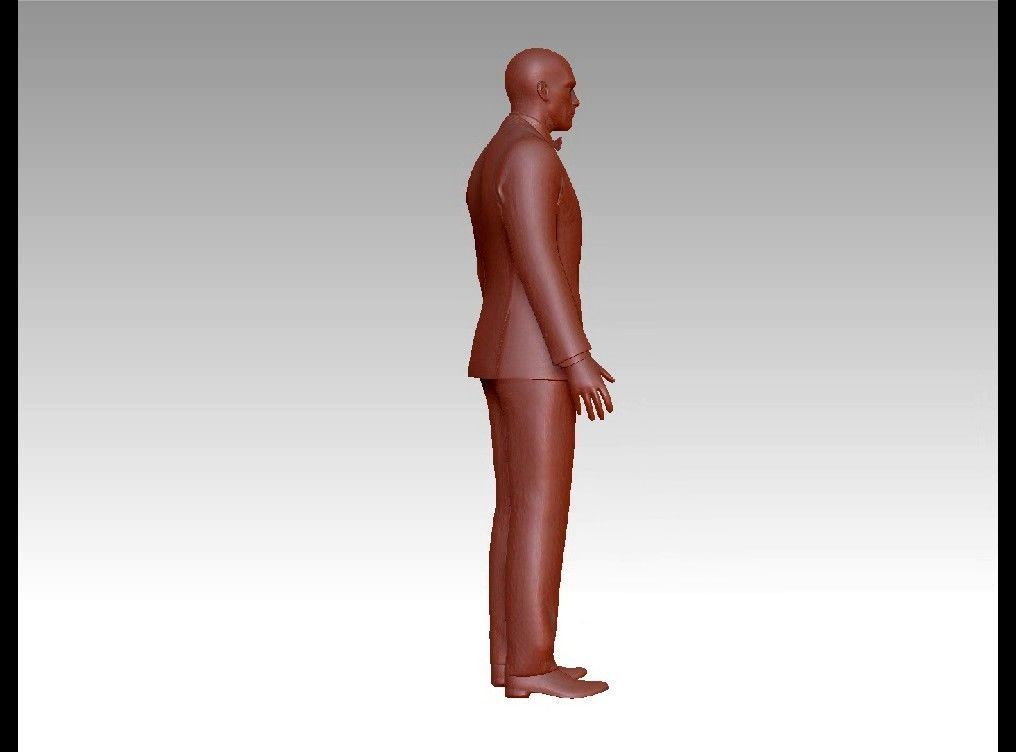 Agent hitman 3D print model_11