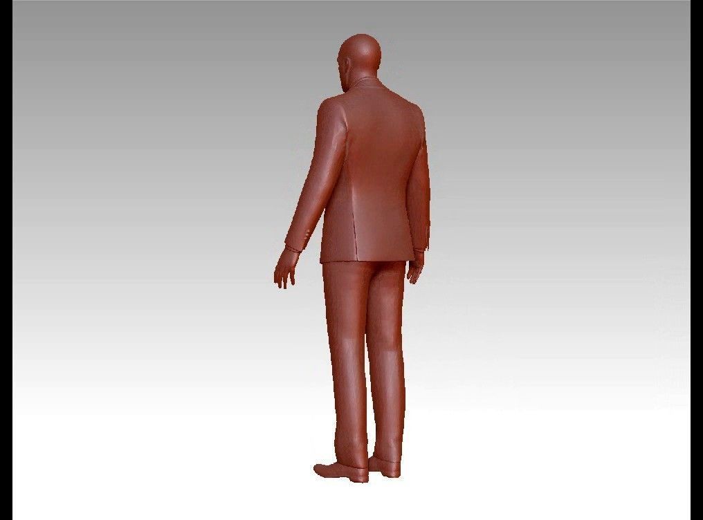 Agent hitman 3D print model_18