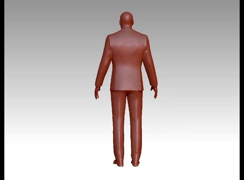 Agent hitman 3D print model_16
