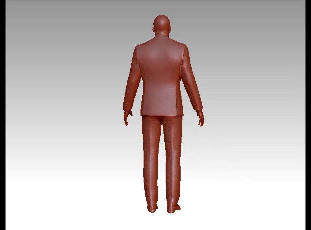 Agent hitman 3D print model_15