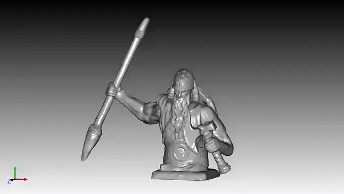 Sculpture - Nordic god