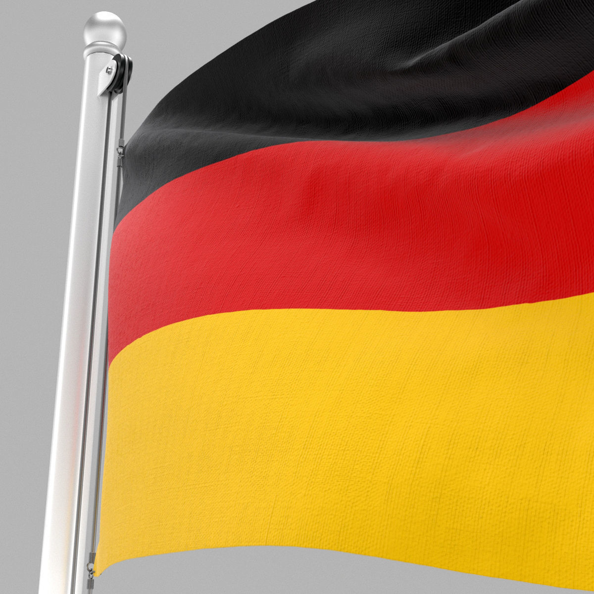 Flag of Germany 3D model_9