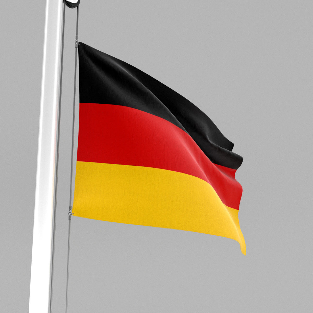 Flag of Germany 3D model_5