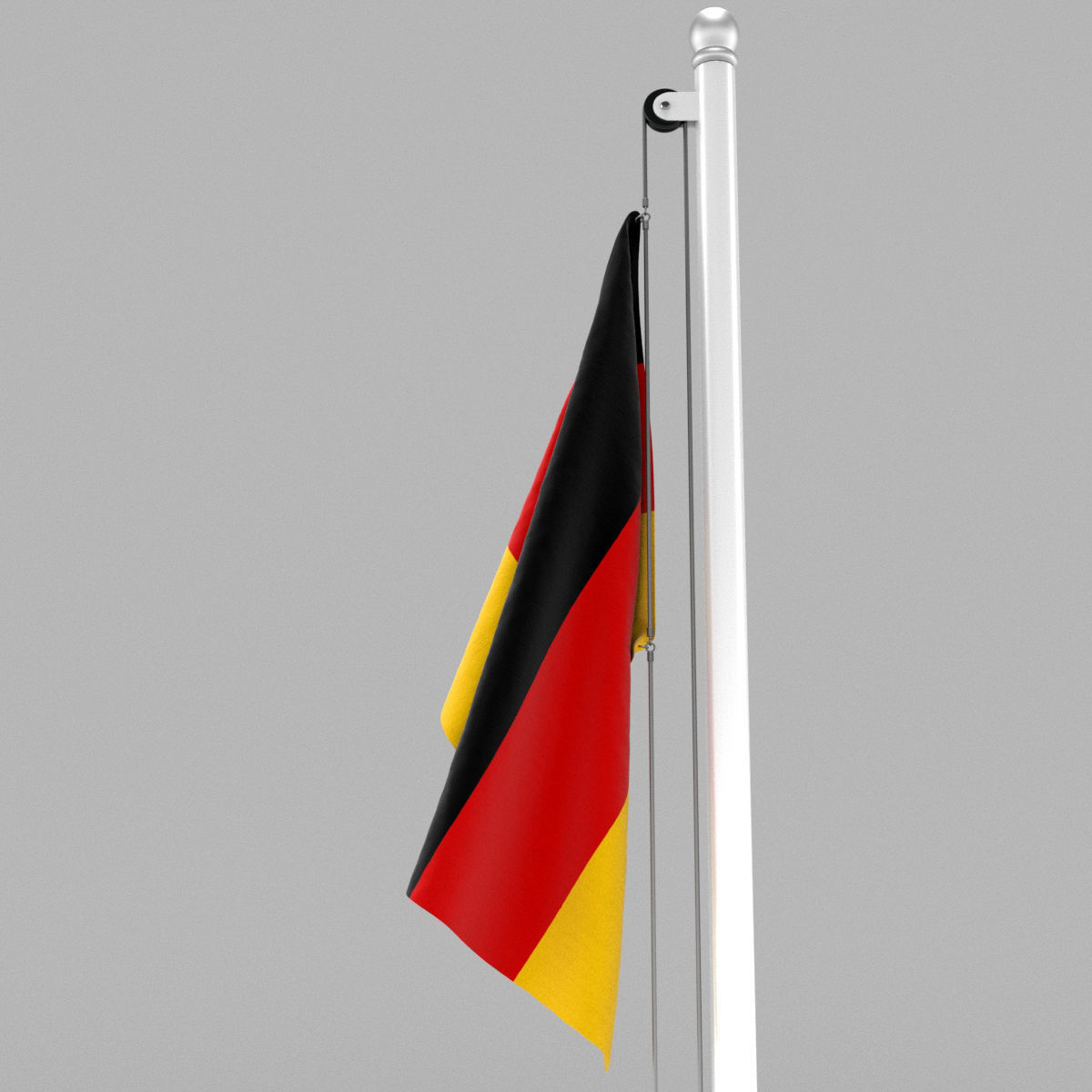 Flag of Germany 3D model_15