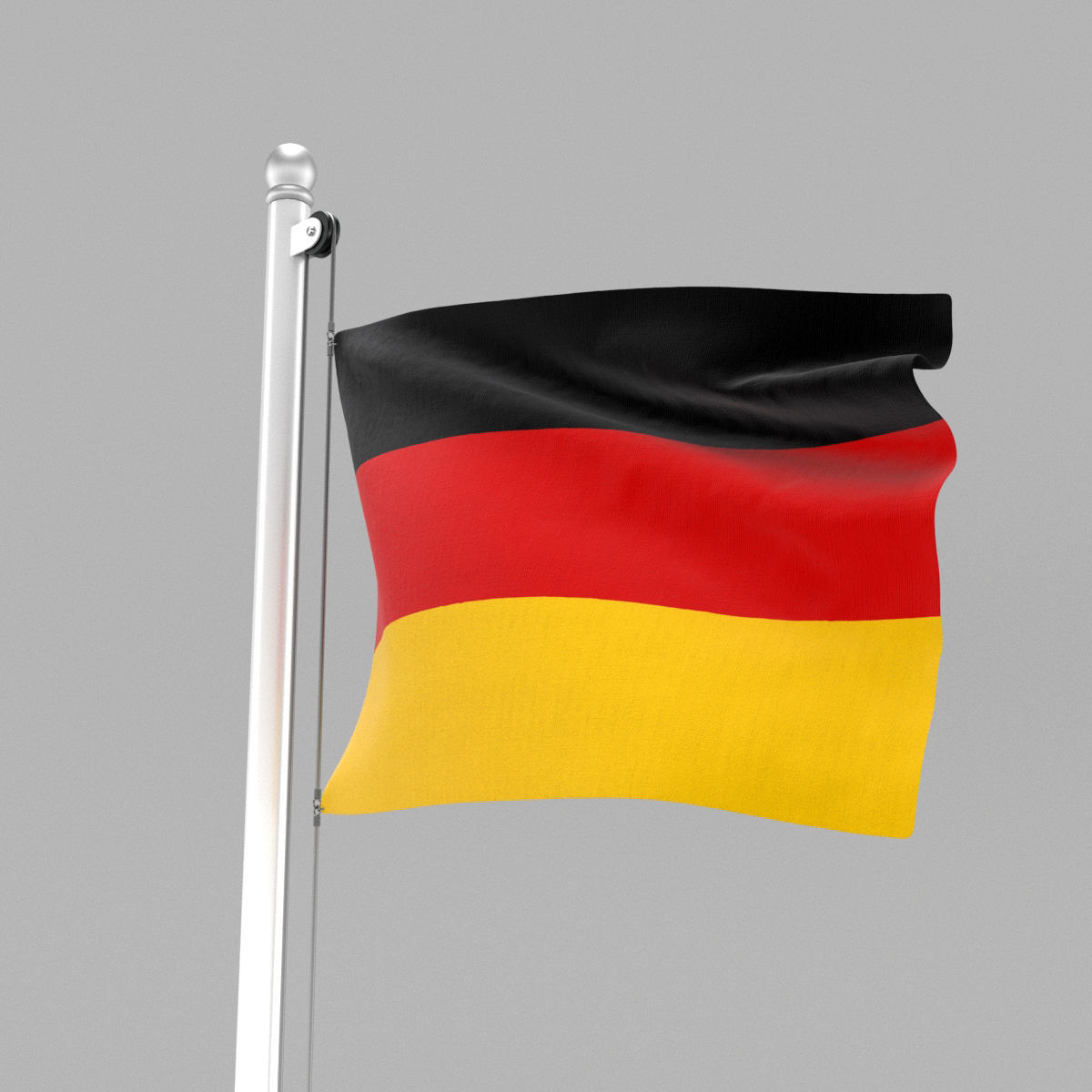 Flag of Germany 3D model_1