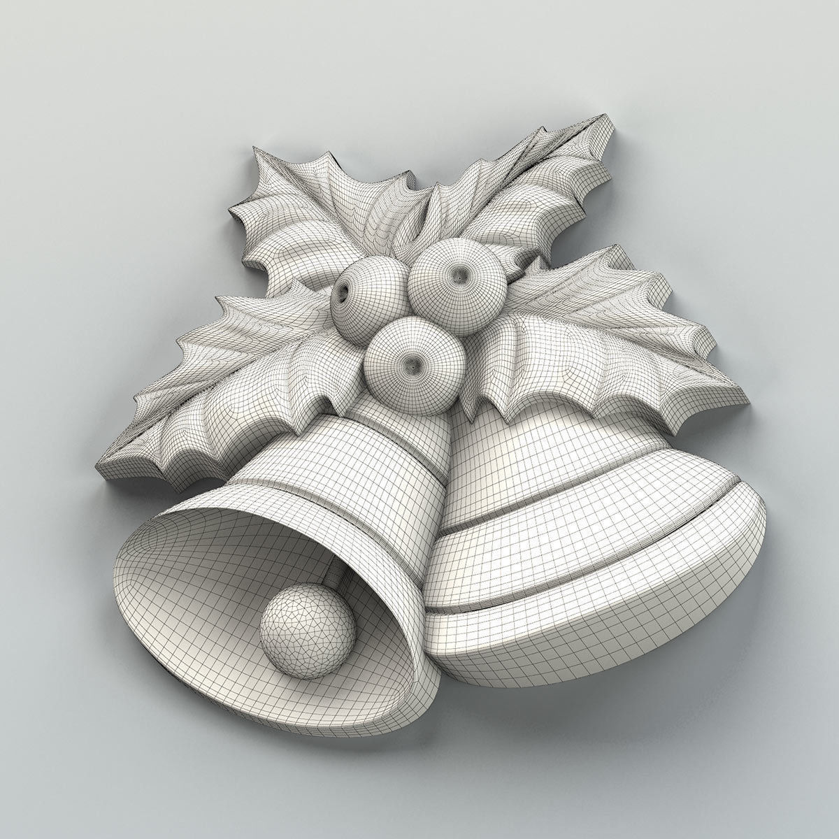 Carved decor central 021 3D model_6