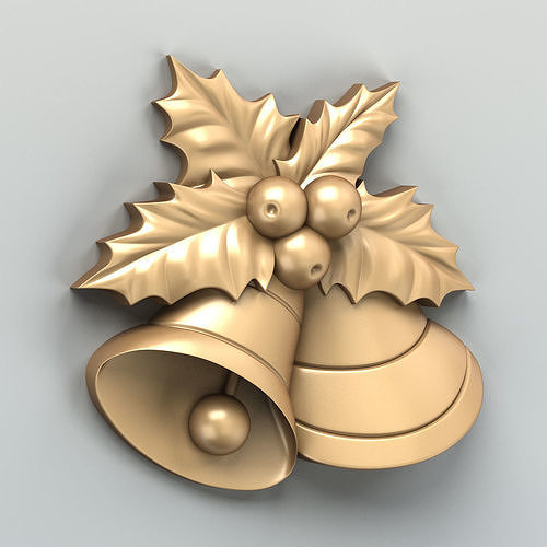 Carved decor central 021 3D model