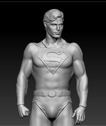 Christopher Reeve Superman 3D print model