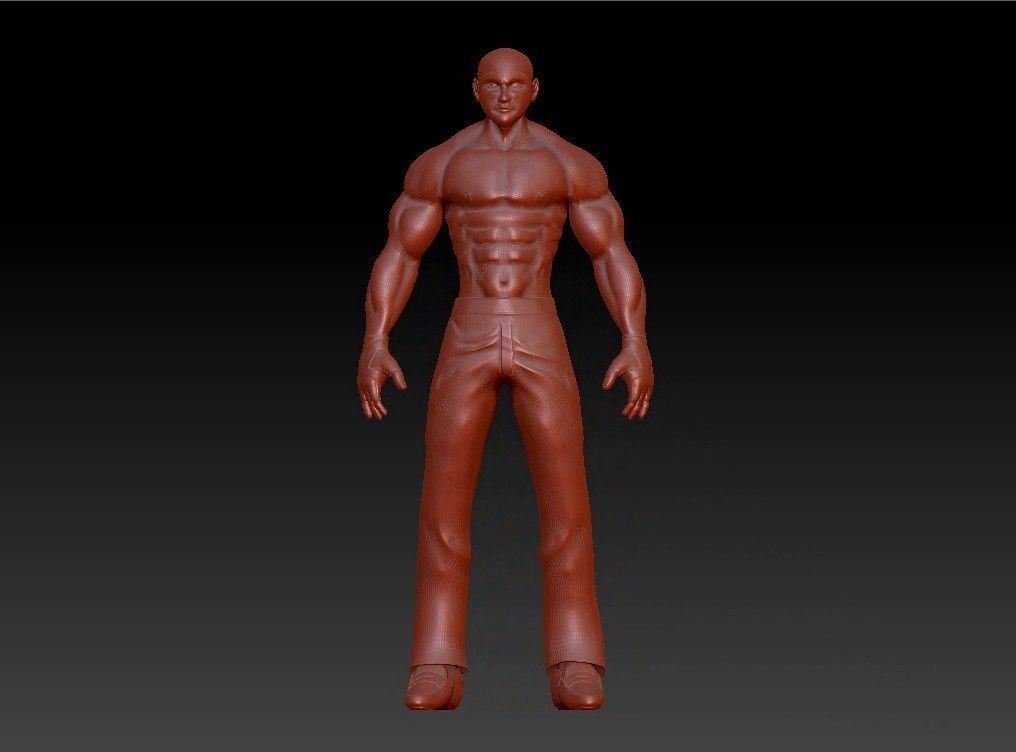 Sport fit man 3D print model_23