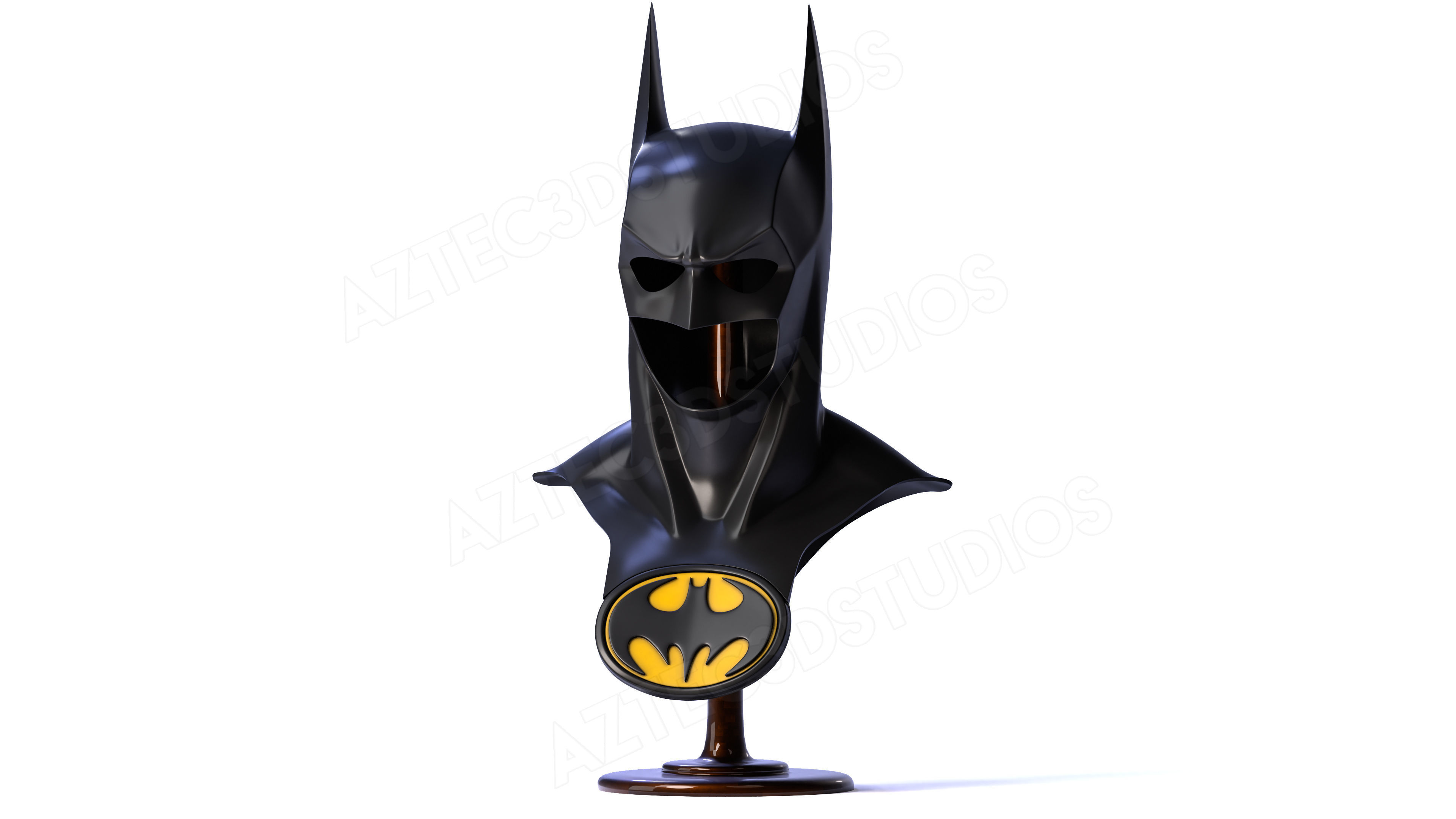 Val Kilmer Batman Forever Cowl 3D Printing Model STL File  3D print model_1