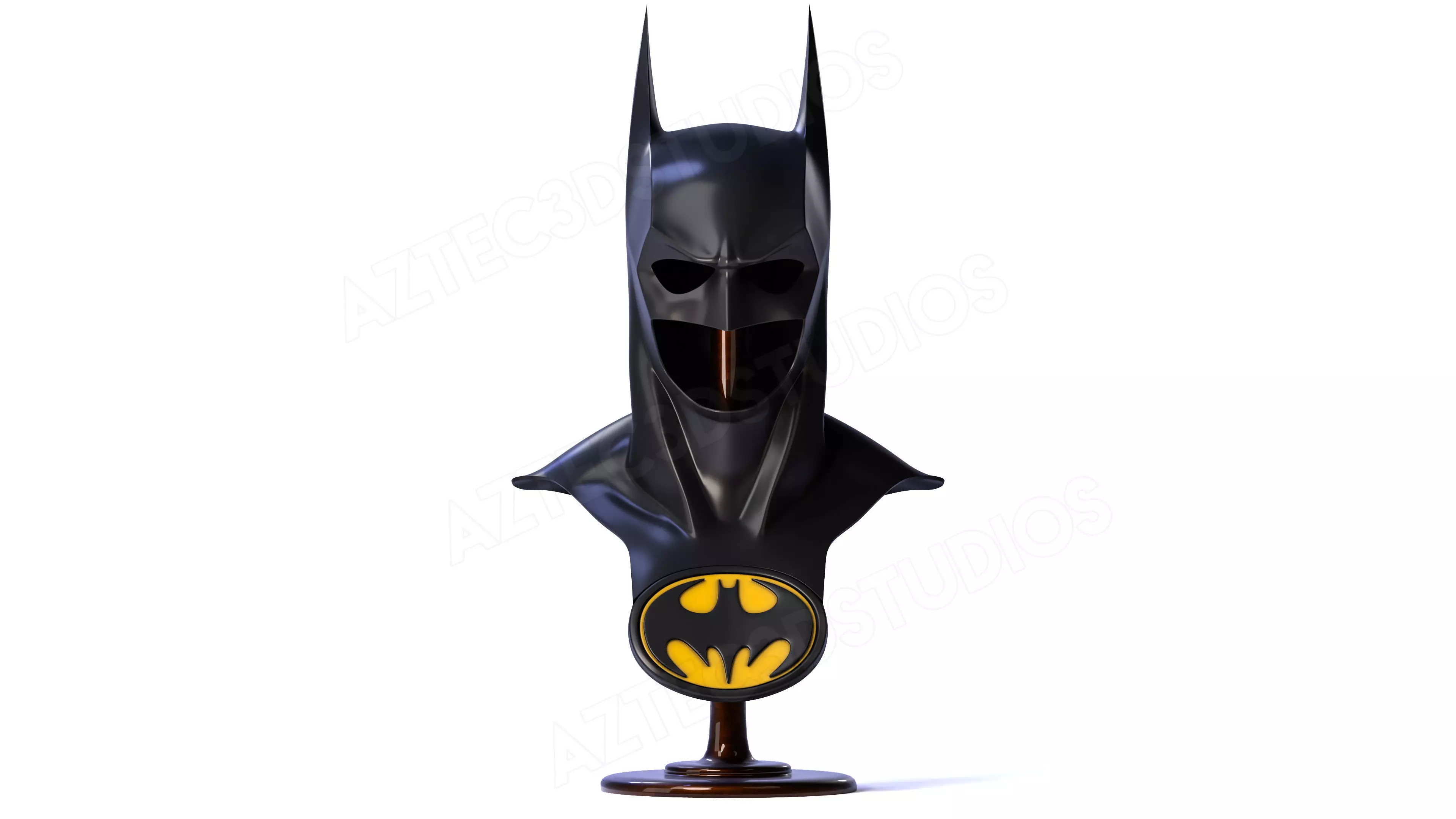 Val Kilmer Batman Forever Cowl 3D Printing Model STL File  3D print model_0