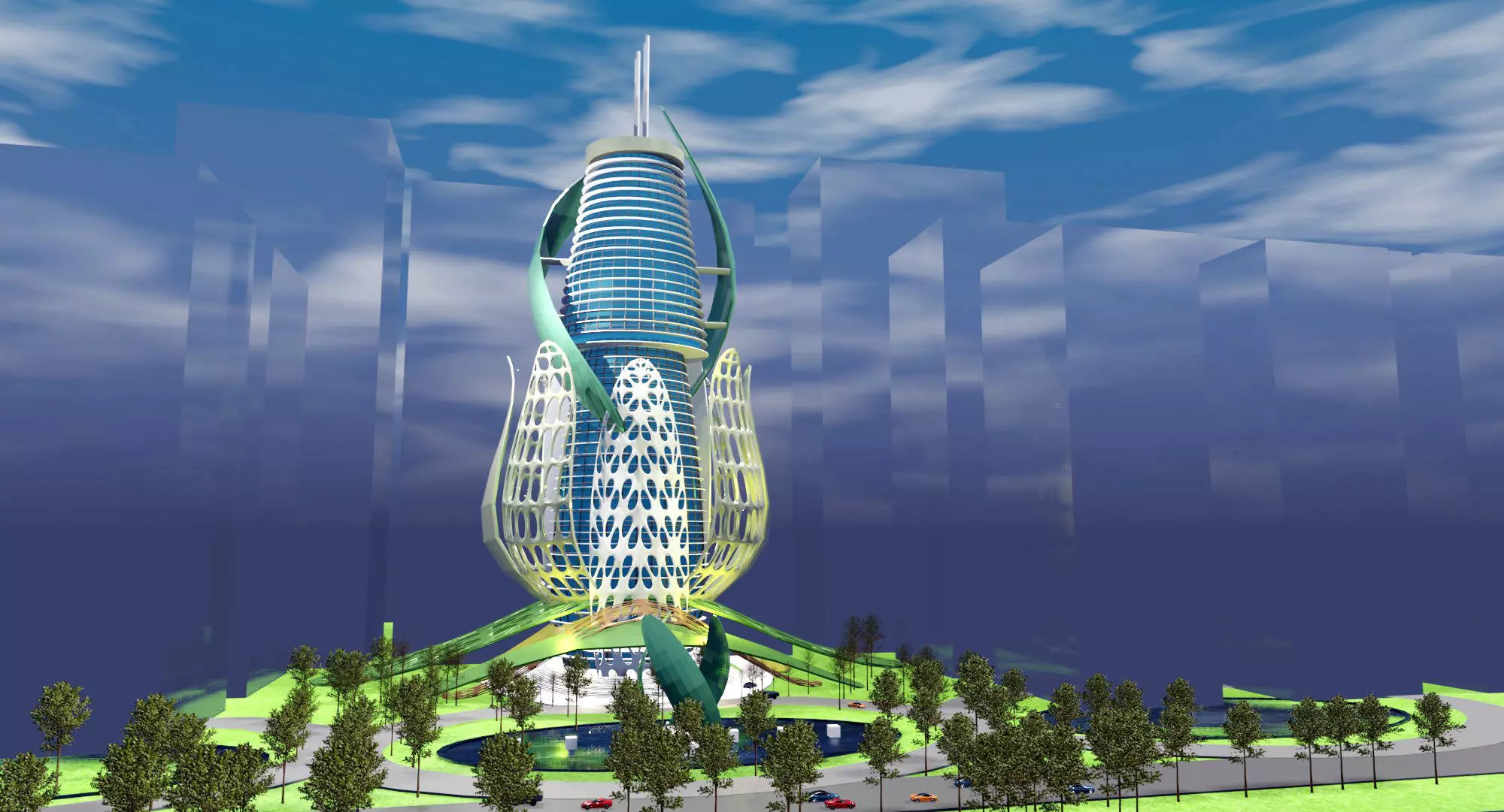 Building Conceptual design 3D model_0