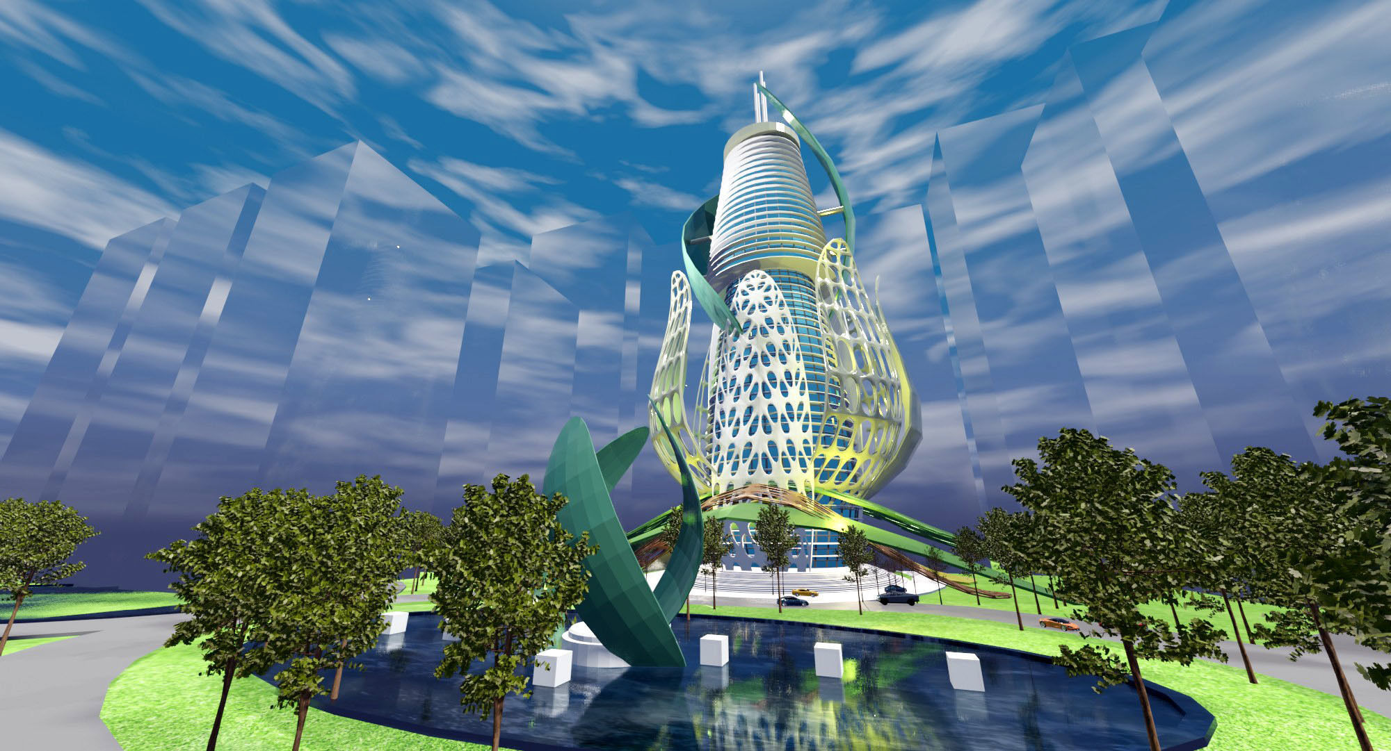 Building Conceptual design 3D model_1