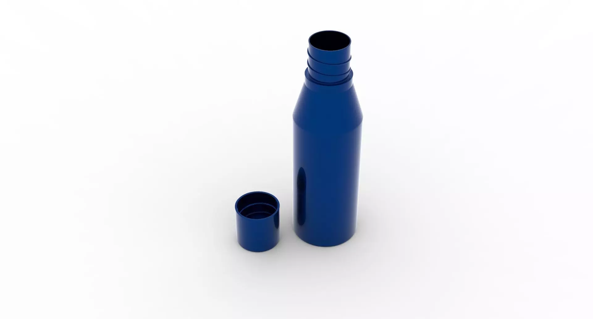 Blue Water Bottle Model WB2 3D print model_0