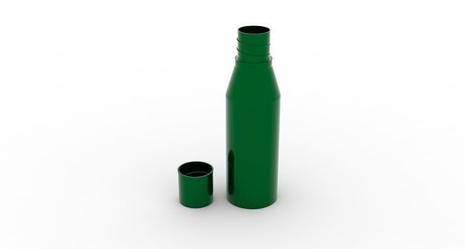 Green Water Bottle Model WB2 3D print model