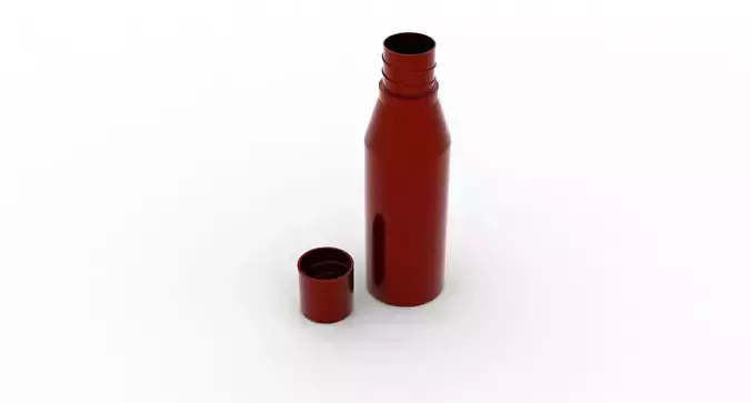 Red Water Bottle Model WB2