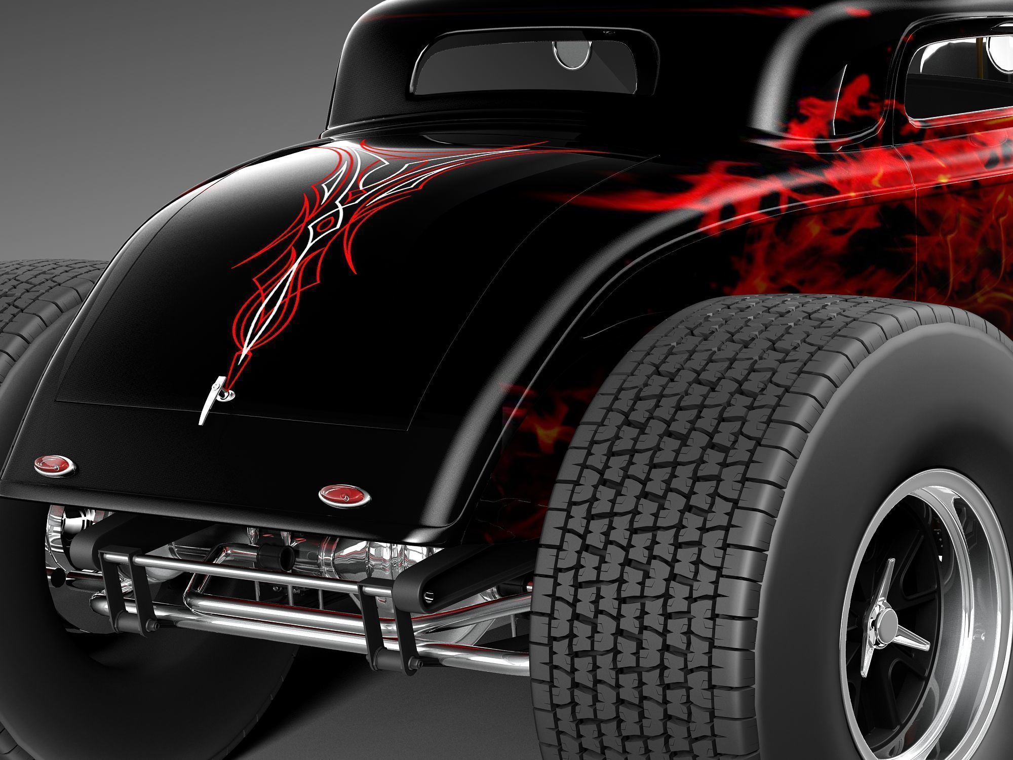 1934 HotRod Custom 3D model_3