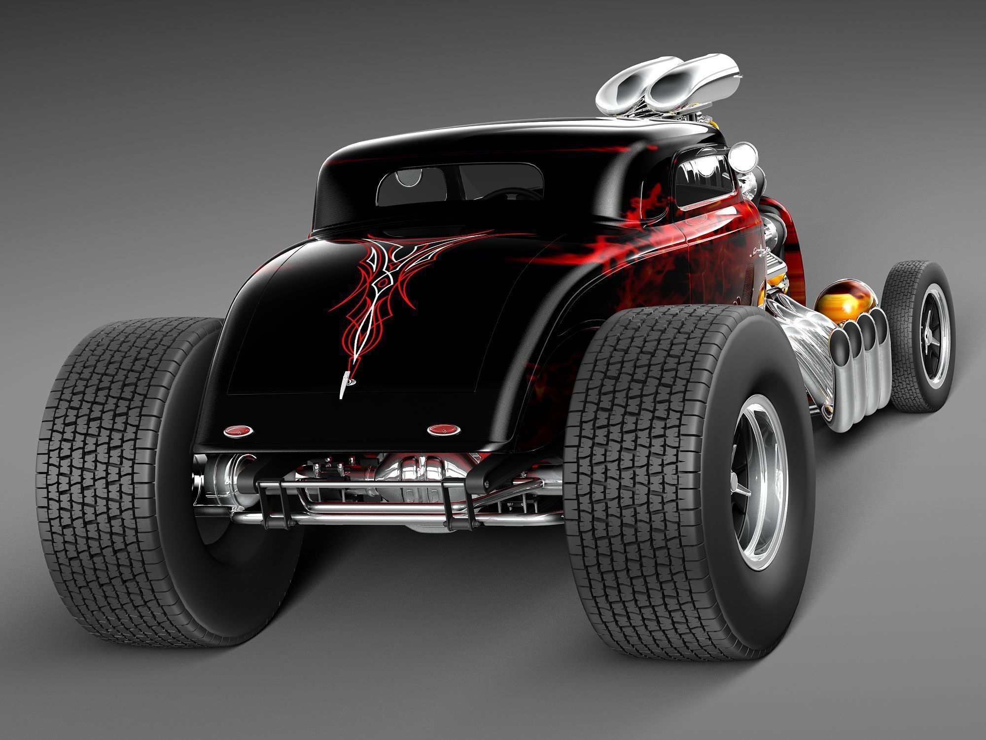 1934 HotRod Custom 3D model_4