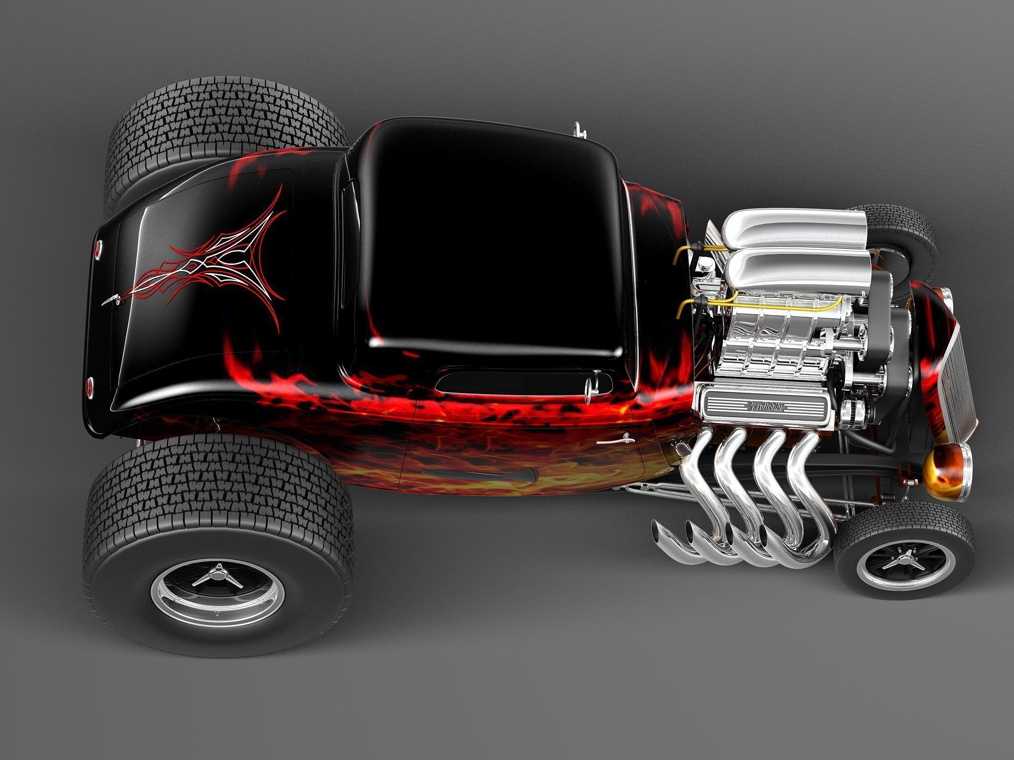1934 HotRod Custom 3D model_7