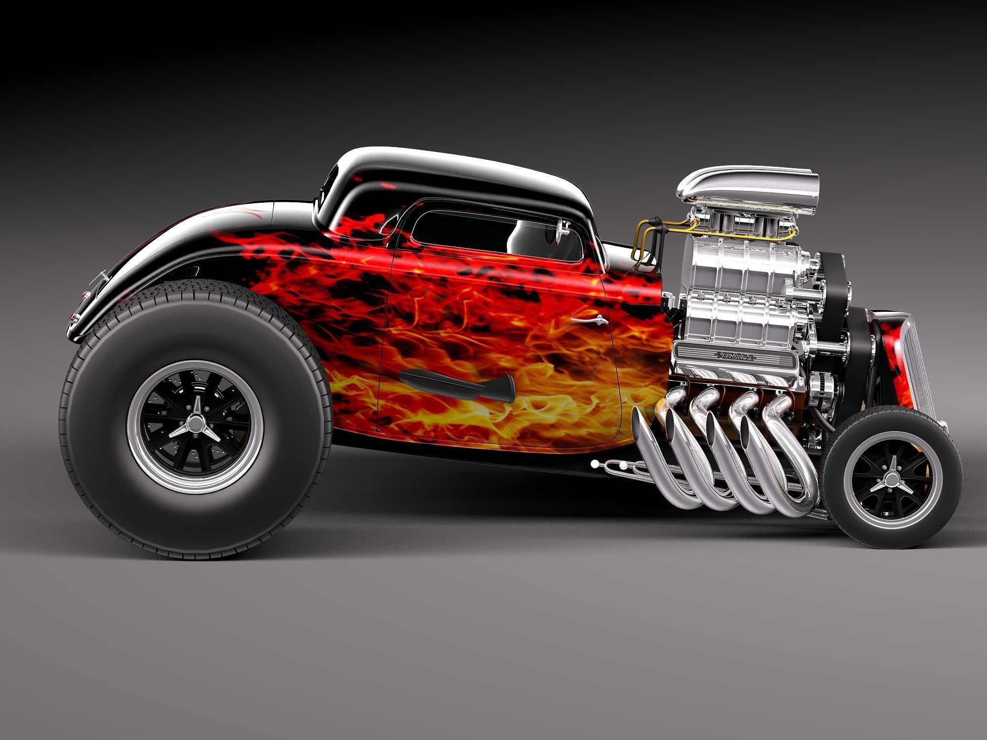 1934 HotRod Custom 3D model_6
