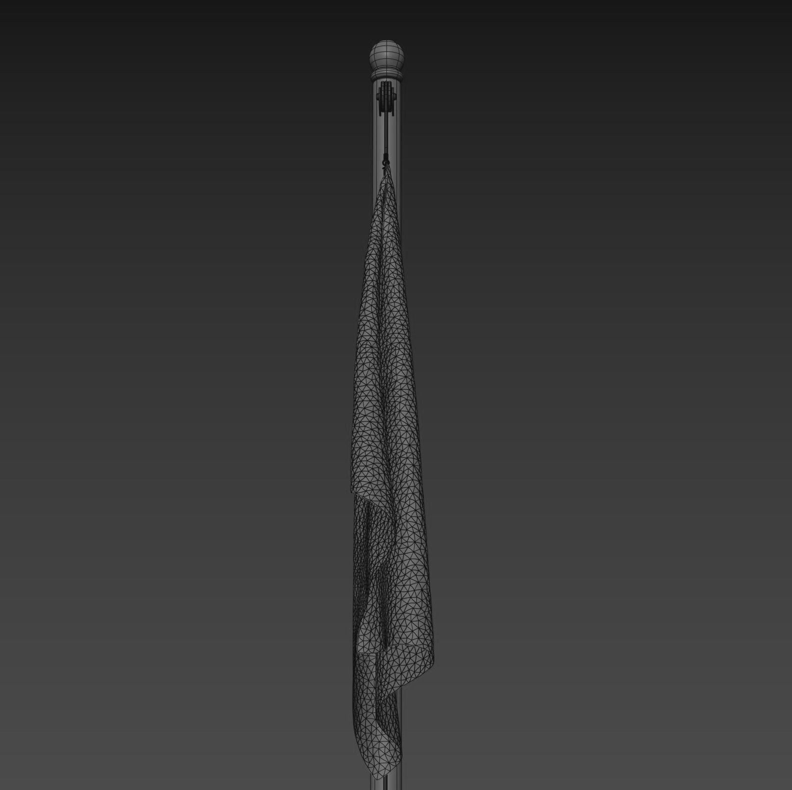 Flag of India 3D model_12