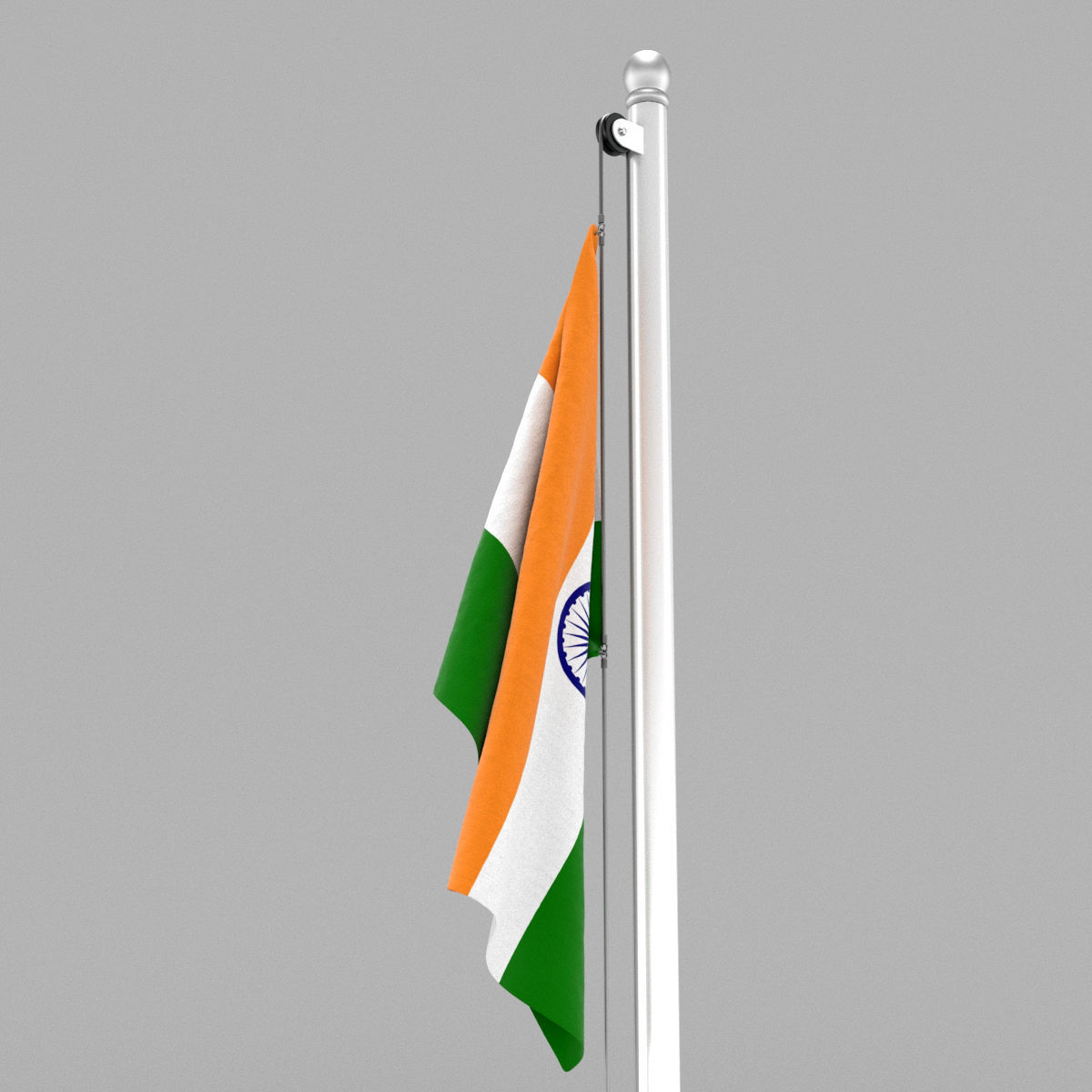 Flag of India 3D model_13