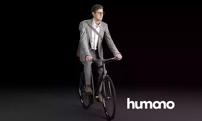 Humano Biking Man 0718 3D model