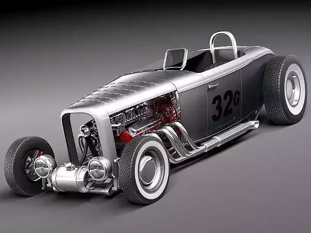 1932 model B hotrod speedracer 3D model