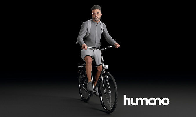Humano Biking Man 0719 3D model