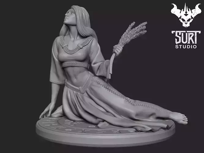 Goddess Sif 3D print model