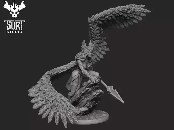 Valkyrie eagle of gods 3D print model