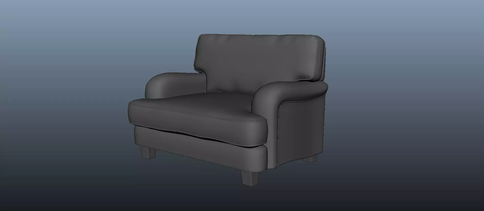 Lawson Style Sofa 3D model